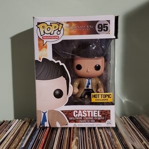 HOT TOPIC EXCLUSIVE SUPERNATURAL CASTIEL FUNKO